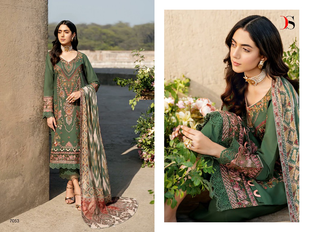 cheveron 24 by deepsy suits cotton stylish pakistani 3pcs dress