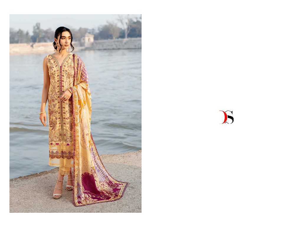 cheveron 24 by deepsy suits cotton stylish pakistani 3pcs dress
