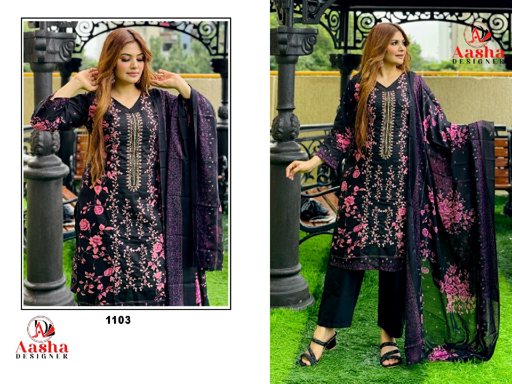 Aasha Riwayat Premium Embroidered Lawn Collection Pakistani Suits