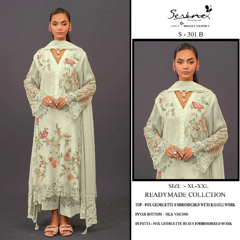 Serine S-301 Wholesale Readymade Indian Pakistani Salwar Suits