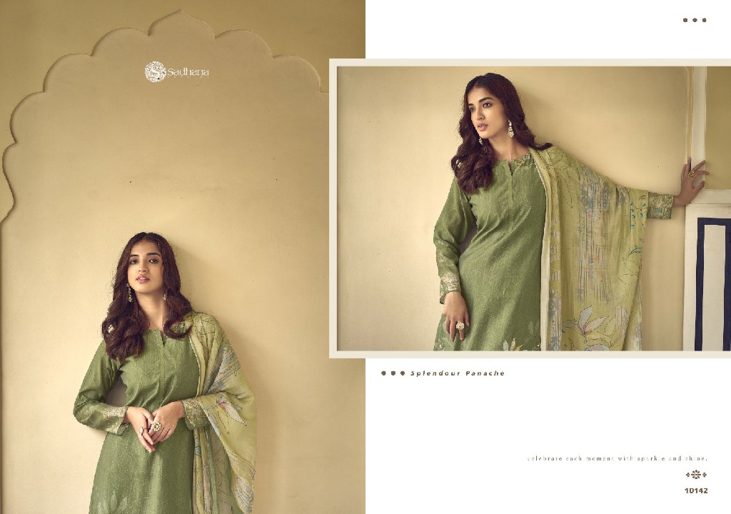 Sadhana Norah Wholesale Pure Simar Musline Silk With Khatli Work Salwar Suits