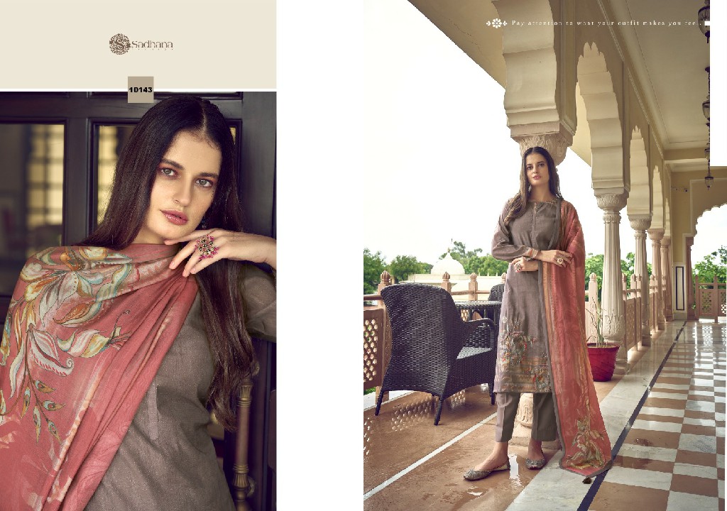 Sadhana Norah Wholesale Pure Simar Musline Silk With Khatli Work Salwar Suits