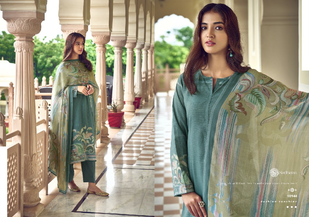 Sadhana Norah Wholesale Pure Simar Musline Silk With Khatli Work Salwar Suits