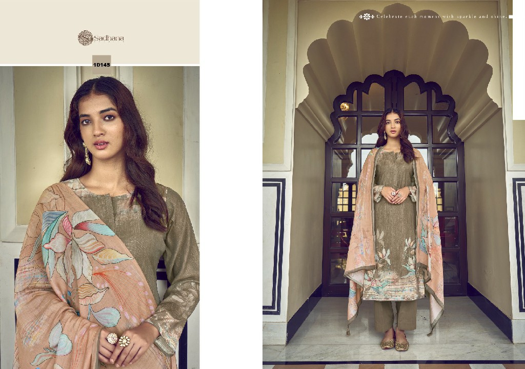 Sadhana Norah Wholesale Pure Simar Musline Silk With Khatli Work Salwar Suits