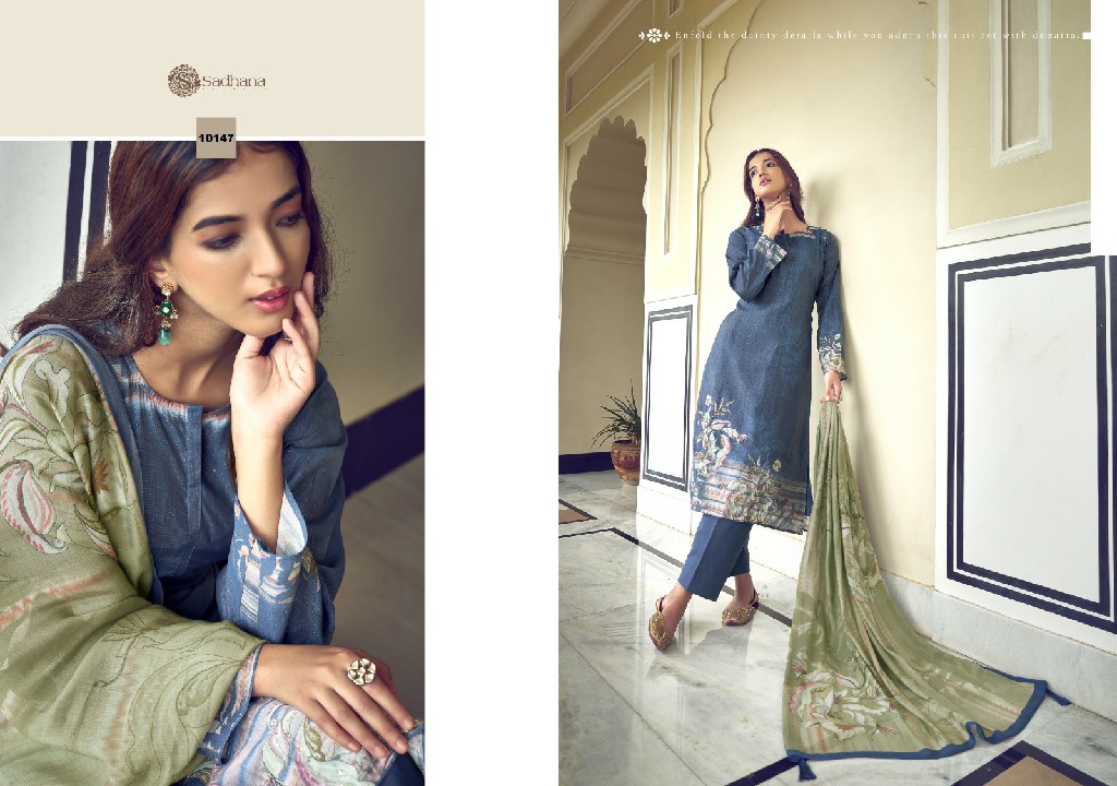 Sadhana Norah Wholesale Pure Simar Musline Silk With Khatli Work Salwar Suits