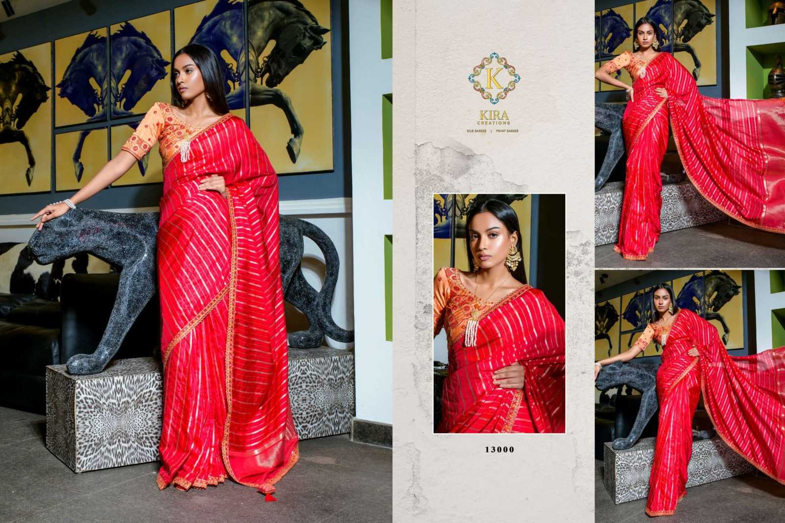 kira kiana silk unique style soft silk saree for women