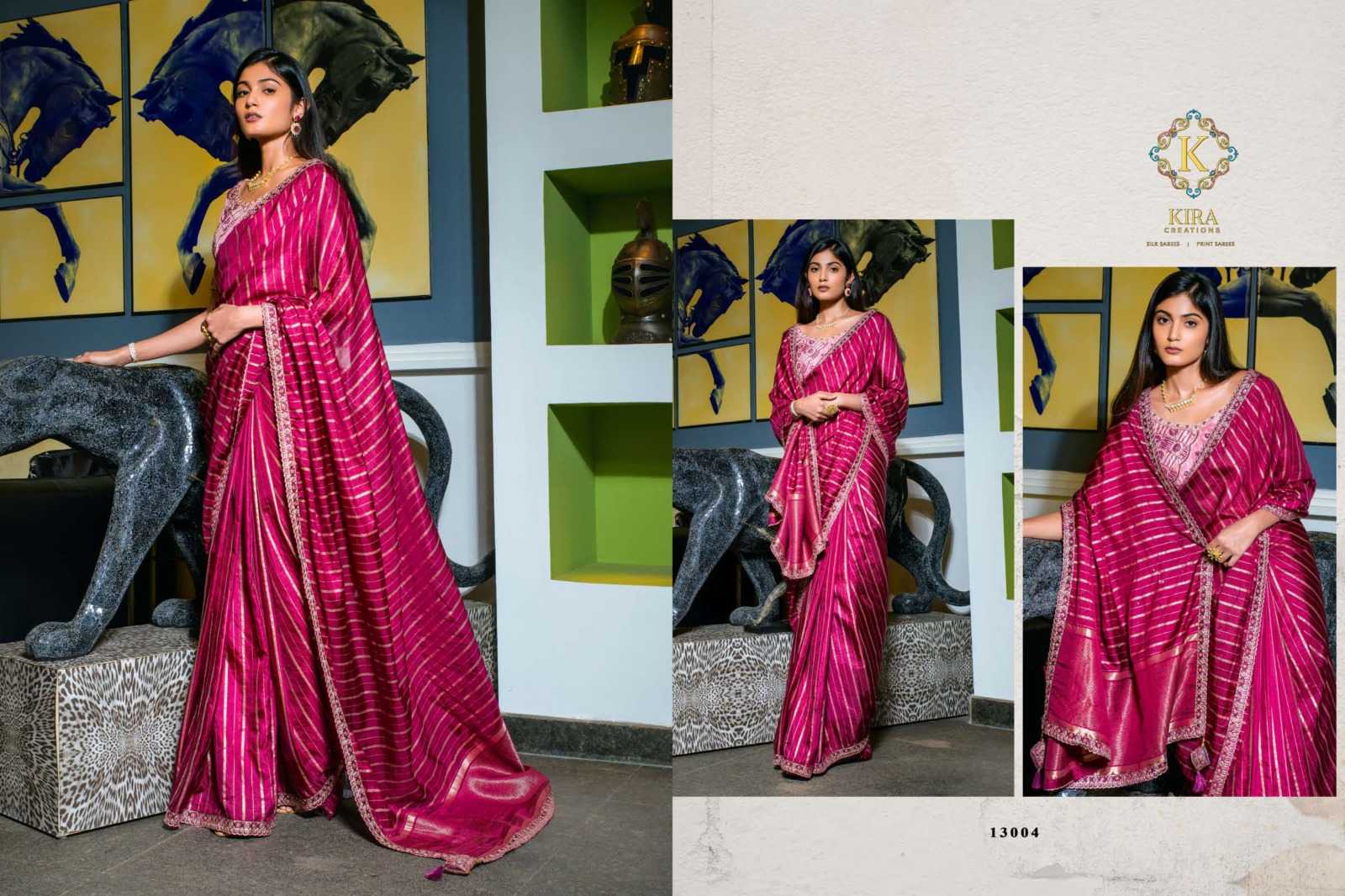 kira kiana silk unique style soft silk saree for women