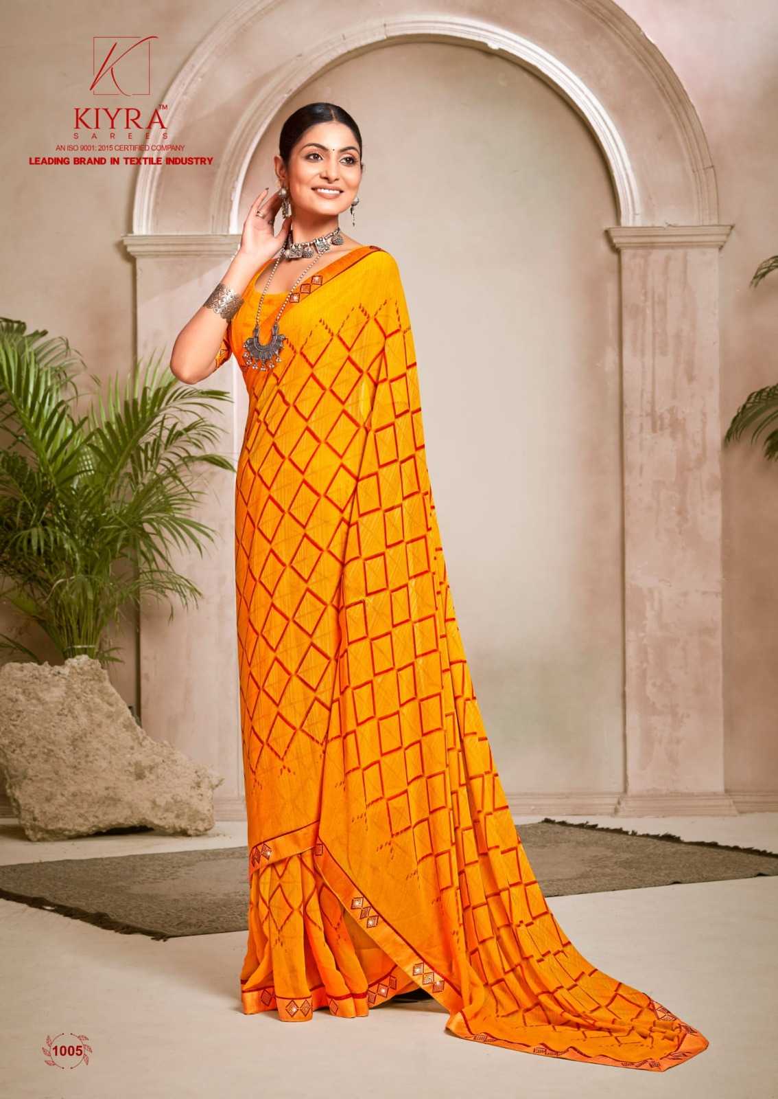 roopal by kiyra siroski work weightless trendy saree collection