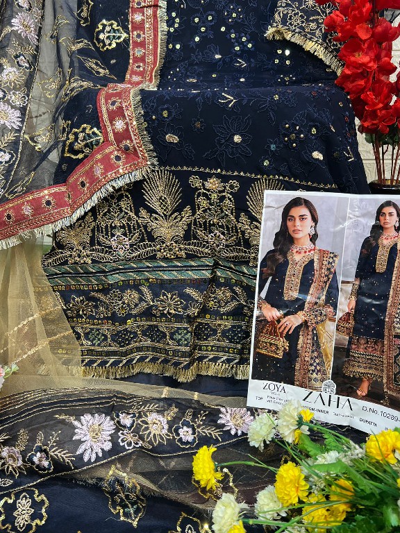 zoya vol 3 by zaha 10289 exclusive design modern pakistani dress material