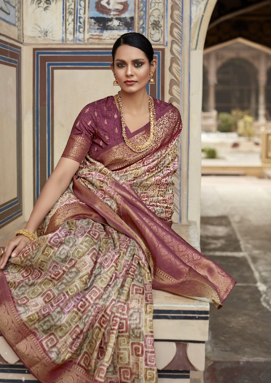 rashmika silk by rajpath pure silk digital print stylish saree exports