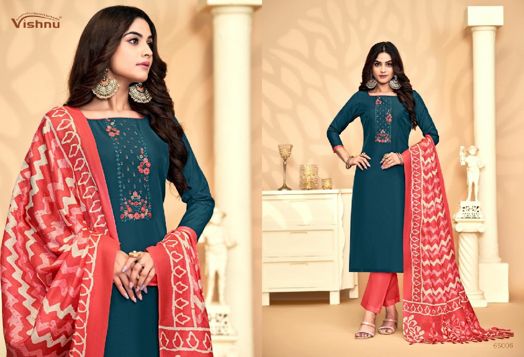 vishnu evanka vol 8 roman silk good unstitch salwar suits online