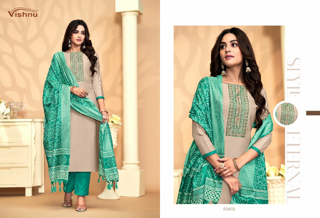 vishnu evanka vol 8 roman silk good unstitch salwar suits online