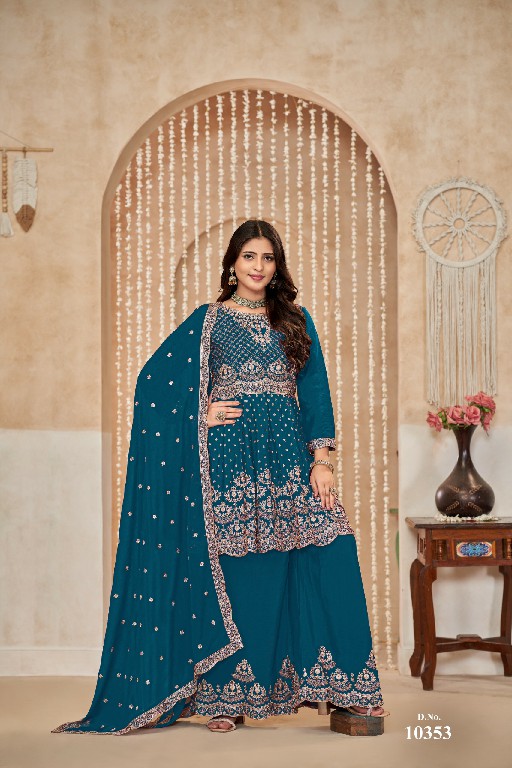 TWISHA ANJUBAA VOL 35 DESIGNER OCCASION WEAR LONG UNSTITCH SALWAR KAMEEZ