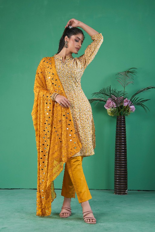 Seamore Rim Zeem Wholesale Women Kurta With Pant And Dupatta