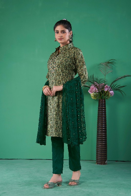 Seamore Rim Zeem Wholesale Women Kurta With Pant And Dupatta