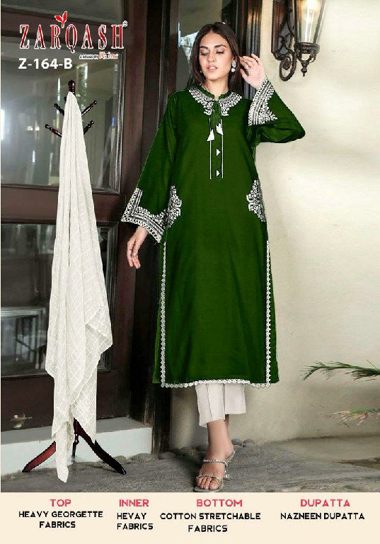 Zarqash Z-164 Wholesale Readymade Indian Pakistani Salwar Suits