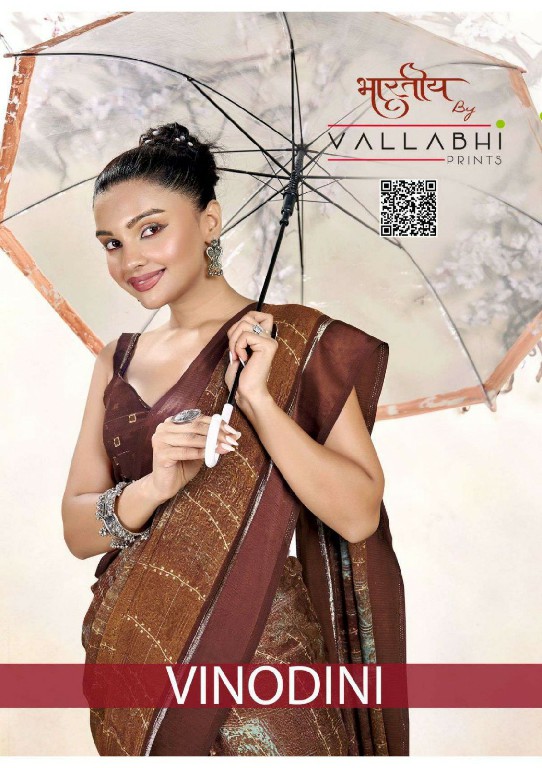 Vallabhi Vinodini Wholesale Georgette Fabrics Ethnic Sarees