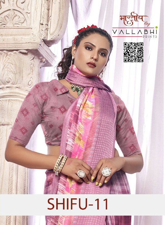 Vallabhi Shifu Vol-11 Wholesale Georgette Fabrics Ethnic Sarees