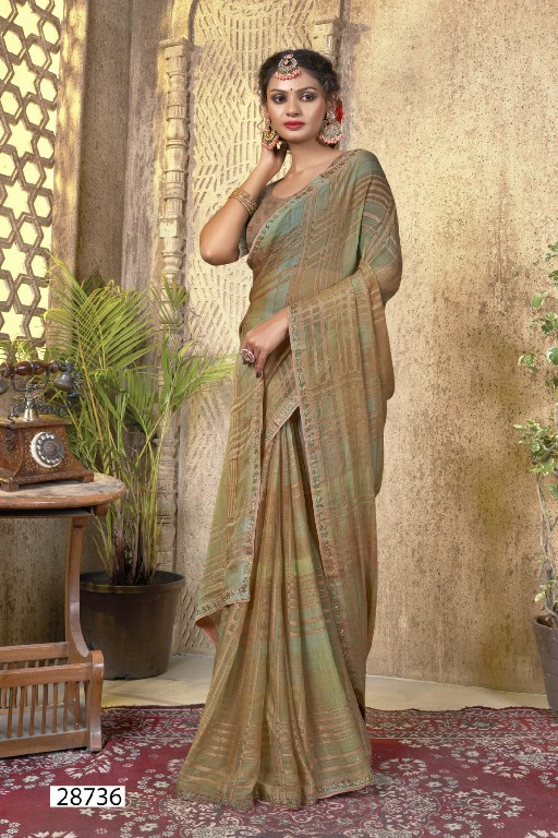 Vallabhi Amolika Wholesale Brasso With Swarovski Work Sarees