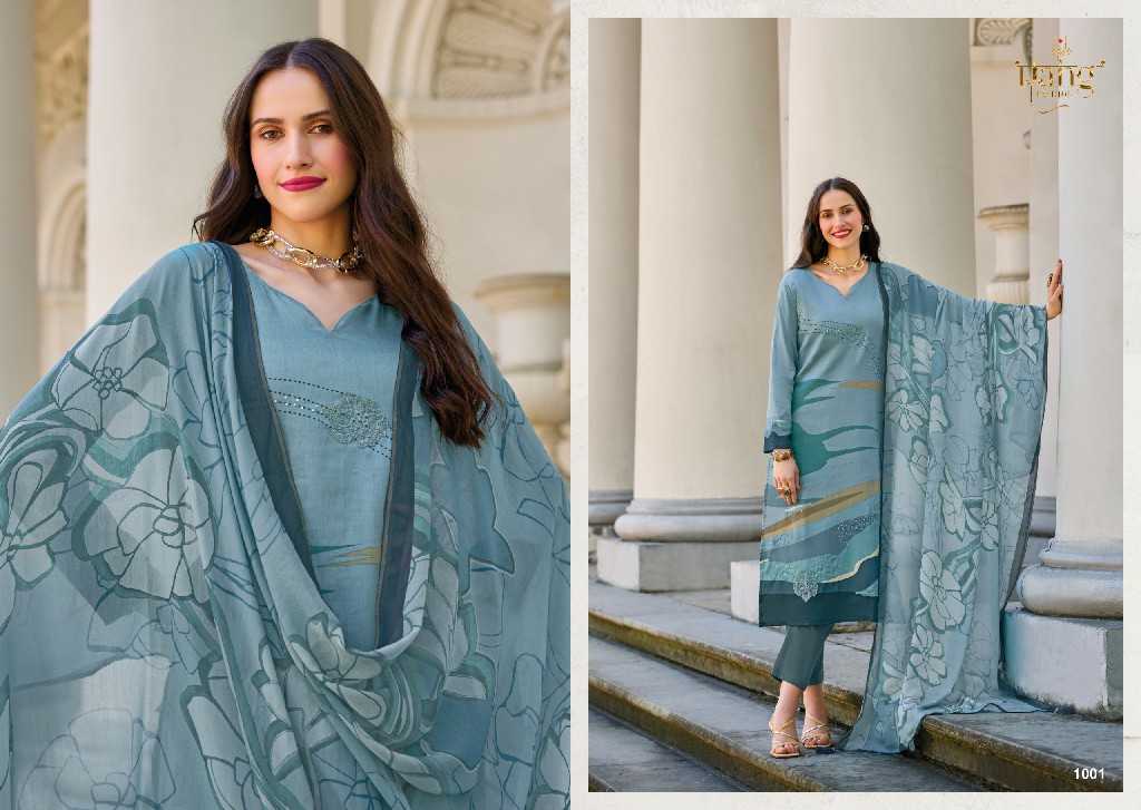 Rang Fashion Ziora Wholesale Pure Jam Silk With Knot Work Salwar Kameez