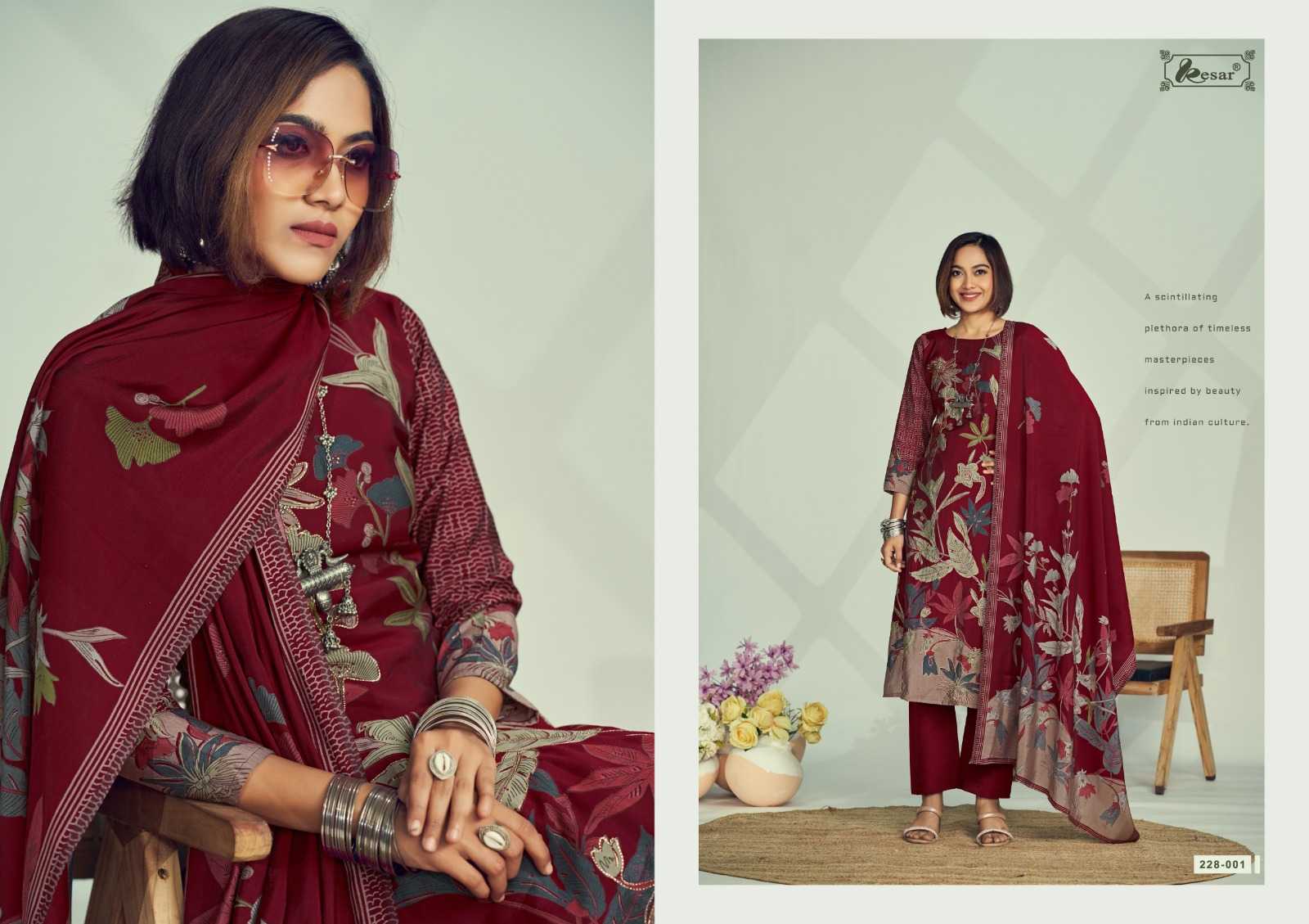 shanaya vol 4 by kesar stylish look pure muslin ladies suits