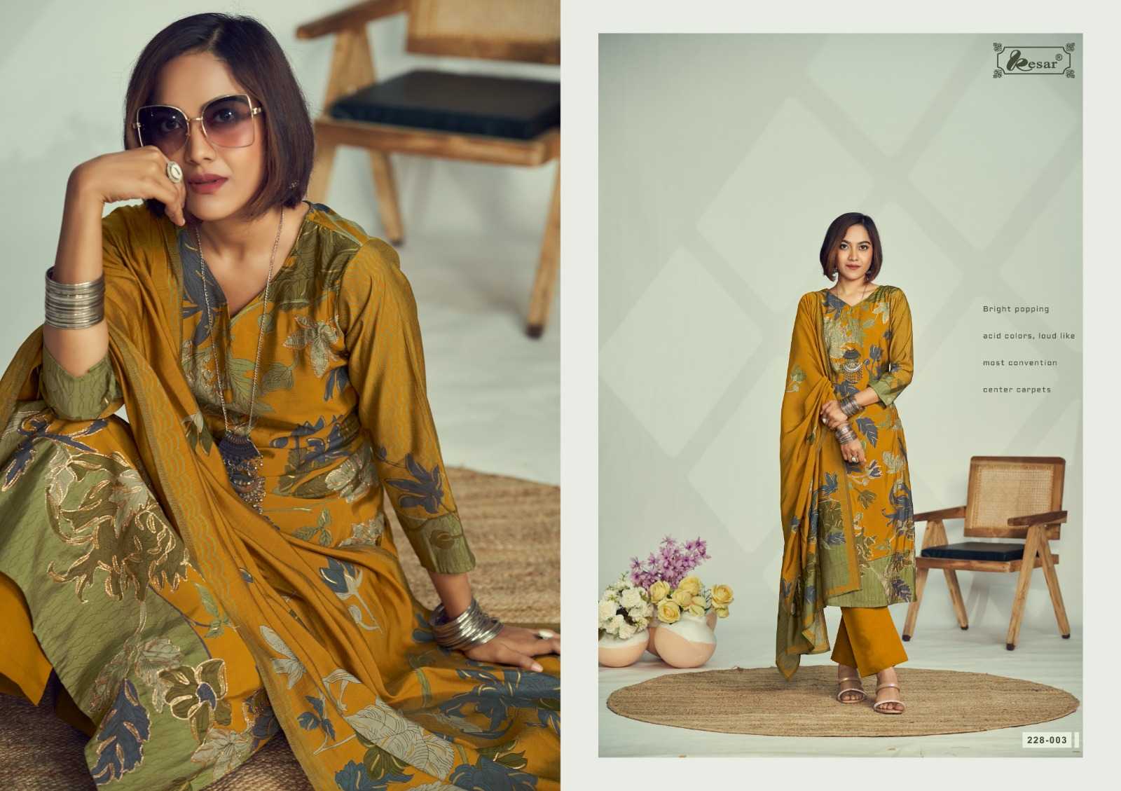shanaya vol 4 by kesar stylish look pure muslin ladies suits