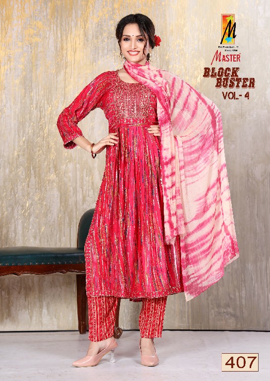 block buster vol 4 by master rayon print women indian salwar kameez