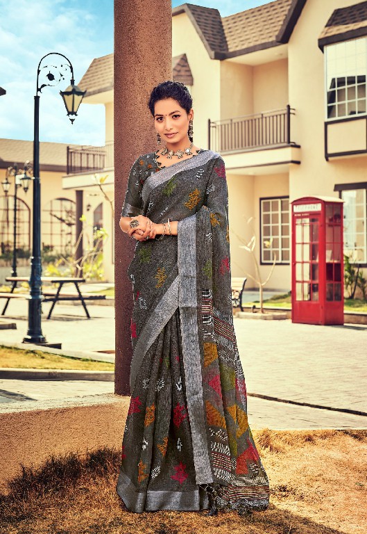 stylewell anupama vol 5 linen printed stylish saree for women