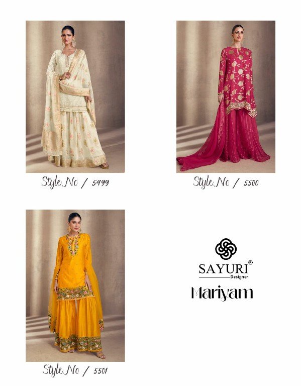 Sayuri Mariyum Wholesale Designer Free Size Stitched Salwar Suits