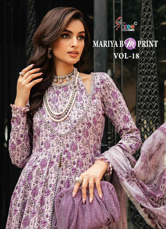 Shree Fabs Mariya B Mprint Vol-18 Wholesale Indian Pakistani Salwar Suits