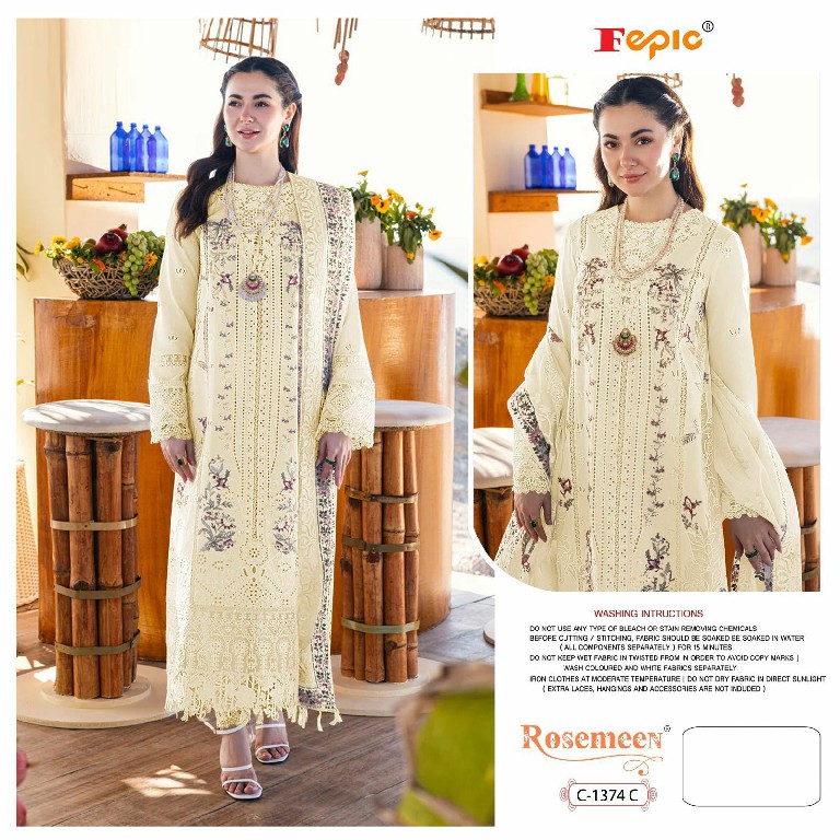 Fepic Rosemeen C-1374 Wholesale Indian Pakistani Salwar Suits