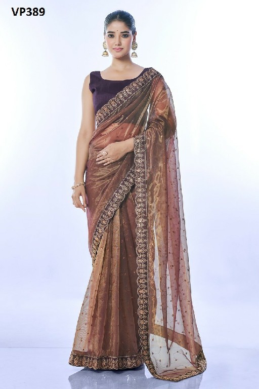 Fashion Berry Golden Thar Wholesale Golden Net Ethnic Indian Sarees