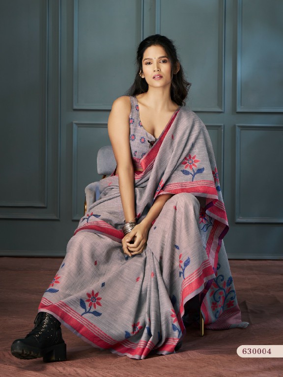 Rajpath Rolex Wholesale Handloom Linen Fabrics Indian Sarees