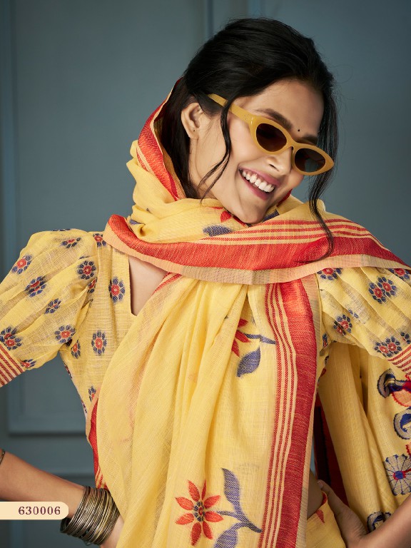 Rajpath Rolex Wholesale Handloom Linen Fabrics Indian Sarees