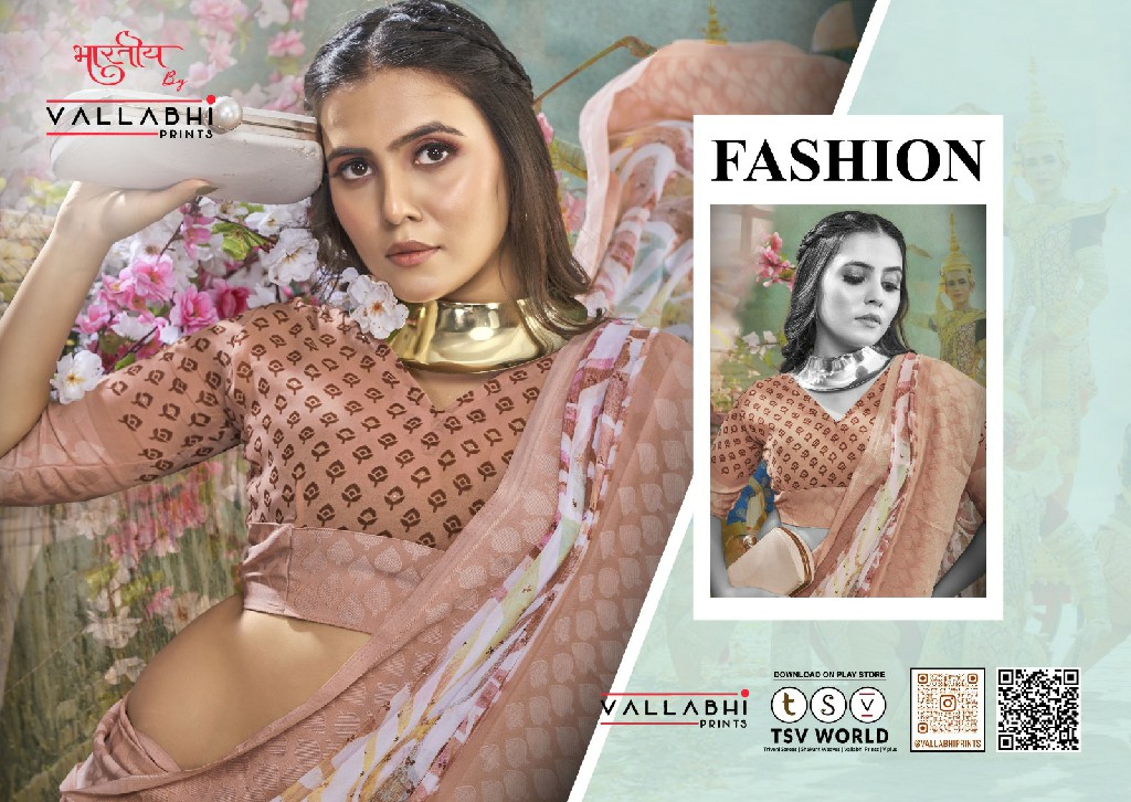 Vallabhi Aurian Vol-7 Wholesale Georgette Fabrics Sarees