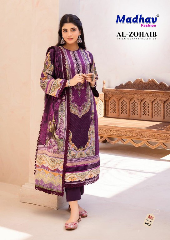 Madhav Al Zohaib Vol-3 Wholesale Lawn Printed Dress Material