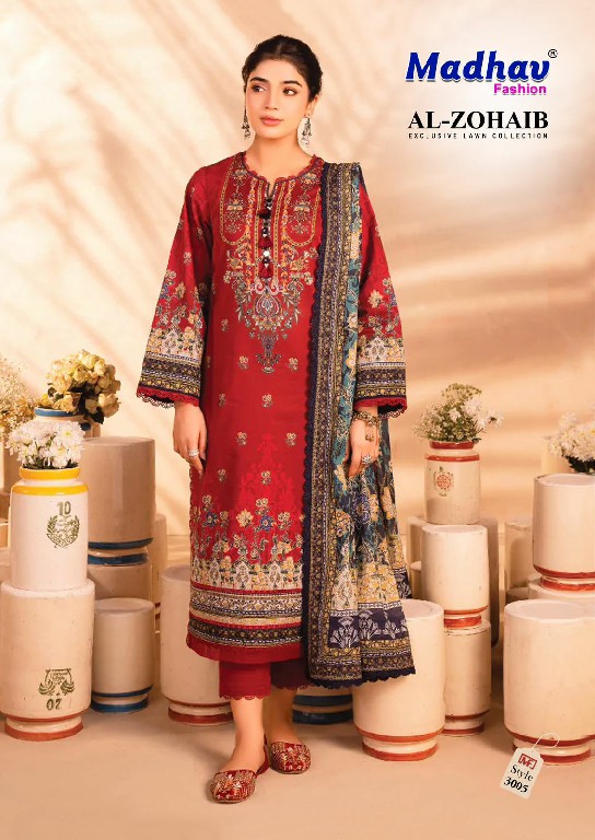 Madhav Al Zohaib Vol-3 Wholesale Lawn Printed Dress Material