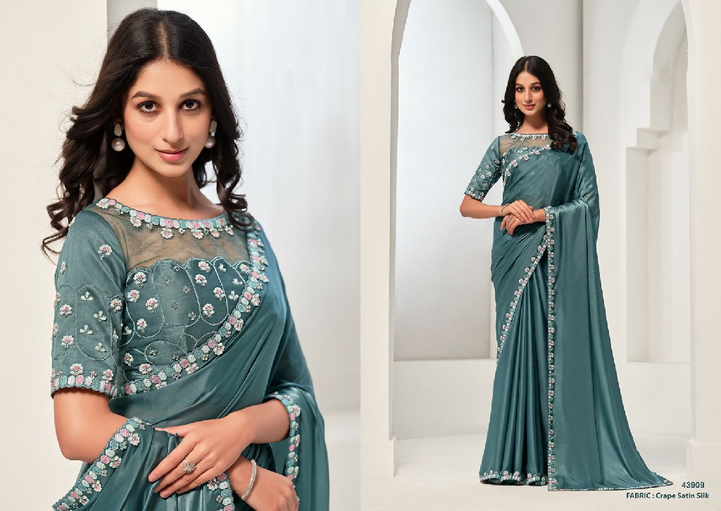 Mahotsav Norita Royal 43900 Series Saanjh Wholesale Function Wear Festive Sarees