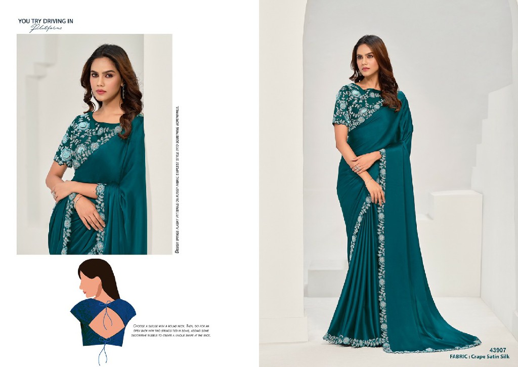 Mahotsav Norita Royal 43900 Series Saanjh Wholesale Function Wear Festive Sarees