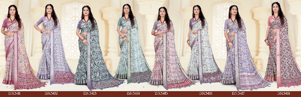 vishakha by stylewell digital printed stylish saree for women