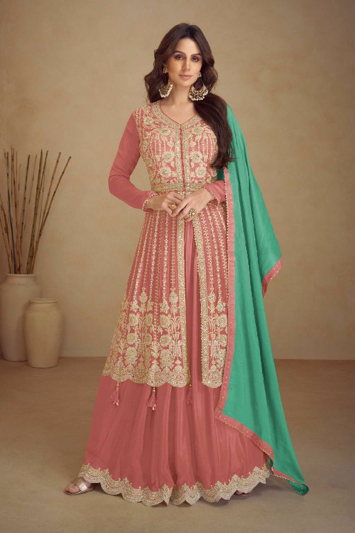 kashvi by gulkayra designer chinon full stitch premium sharara salwar suit