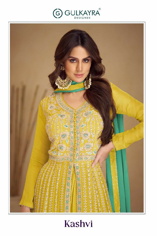 kashvi by gulkayra designer chinon full stitch premium sharara salwar suit