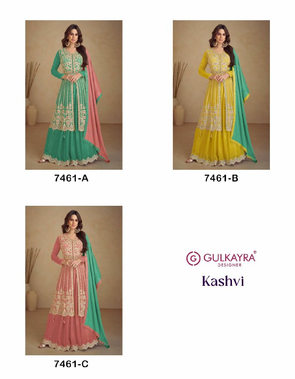 kashvi by gulkayra designer chinon full stitch premium sharara salwar suit