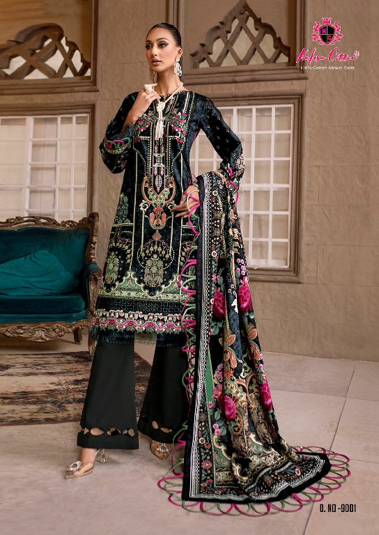 NAFISA SAFINA KARACHI SUITS VOL 9 PAKISTANI CASUAL WEAR DRESS MATERIAL