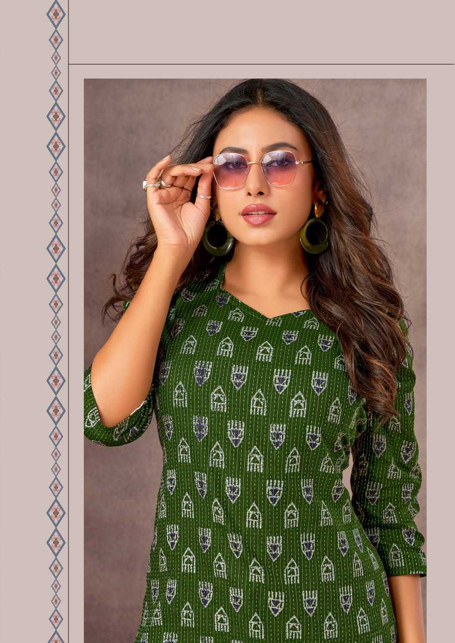 navjivan vol 3 by dl textile unique print cotton readymade short tops