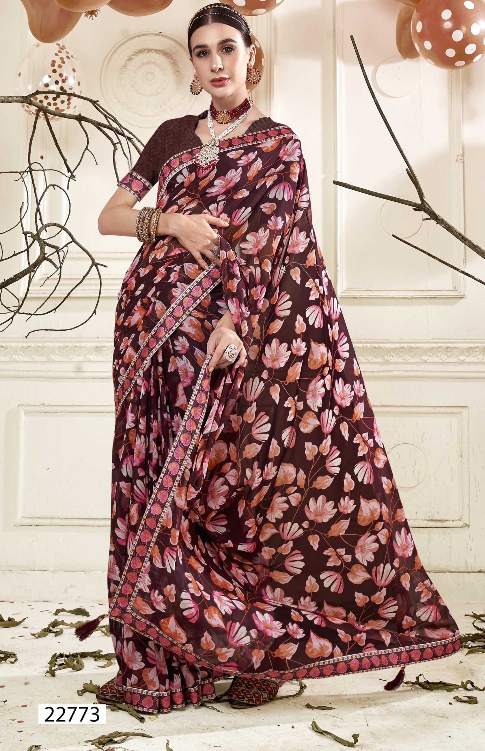 siwi vol 8 by vallabhi beautiful printed georgette saree for women