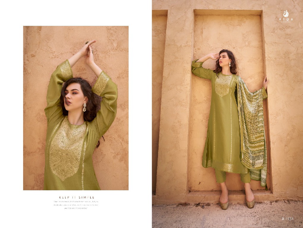 aiqa lifestyle mira muslin silk solid design party wear pakistani dress