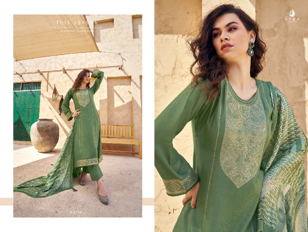 aiqa lifestyle mira muslin silk solid design party wear pakistani dress