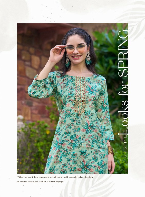 RADHIKA LIFESTYLE CHARMING VOL 6 READYMADE STRAIGHT KURTI CATALOG