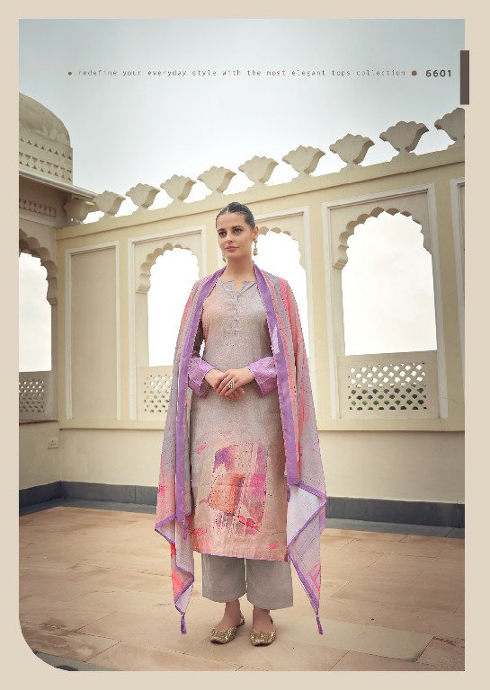 PRM Eknoor Wholesale Pure Simar Muslin Silk With Fancy Work Salwar Suits